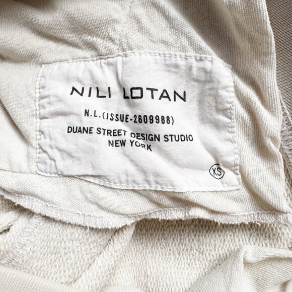 Nili Lotan Nolan Sweatpant in Chalk, size XS - Picture 7 of 12